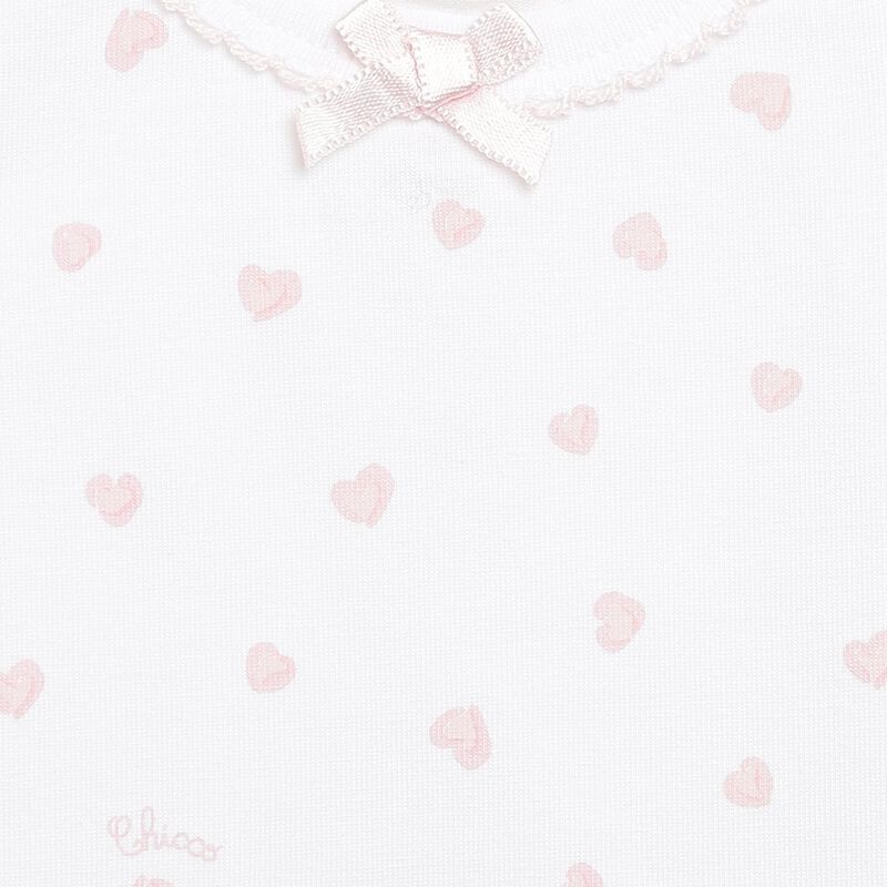 Girls Light Pink Set Of 2 Body Suit image number null
